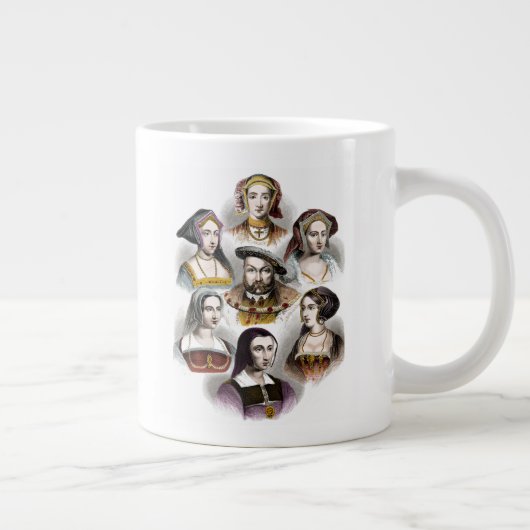 King Henry VIII of England | Zijn zes vrouwen Grote Koffiekop (Rechts)