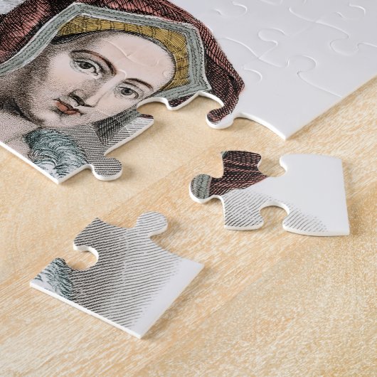 King Henry VIII of England | Zijn zes vrouwen Legpuzzel (Zijkant)