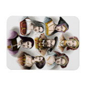 King Henry VIII of England | Zijn zes vrouwen Magneet (Horizontaal)