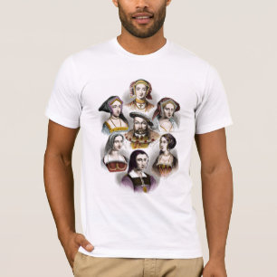 King Henry VIII of England Zijn zes vrouwen T-shirt