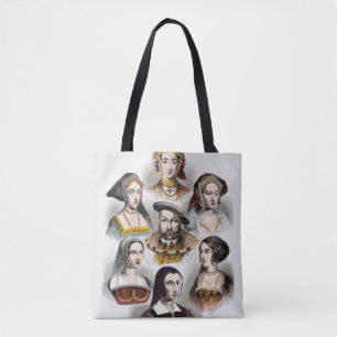 King Henry VIII of England Zijn zes vrouwen Tote Bag