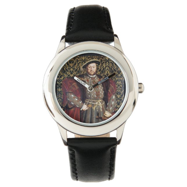 King Henry VIII Portrait Horloge (Voorkant)