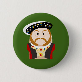 King Henry VIII Ronde Button 5,7 Cm