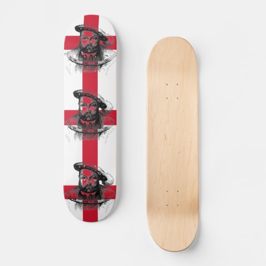 King Henry VIII Skateboard (Voorkant)