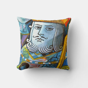 King Holding Sword stock illustration Kussen