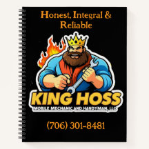 King Hoss Spiral Notitieboek