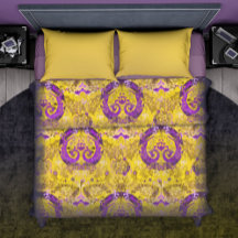 KING Intersex Dragon Damask Pride Flag Colors