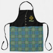 King Irish Shield & Tartan gepersonaliseerde Kilt Schort (Voorkant)