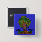 King J-lovers Mushroom Tree Button (Voorkant /achterkant)
