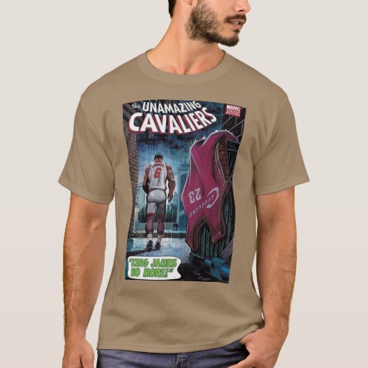 King James Comic grappige familie T-shirt (Voorkant)