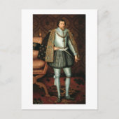 King James I of England (1566-1625) (olie op canva Briefkaart (Voorkant)