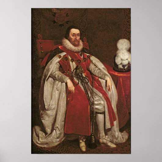 King James I of England and VI of Scotland, 1621 Poster (Voorkant)