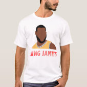 King James illustratie T-shirt (Voorkant)