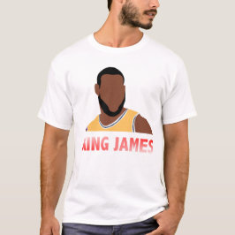 King James illustratie T-shirt