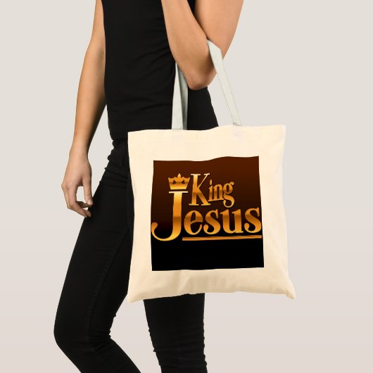 King Jesus Canvas tas (Voorkant (product))