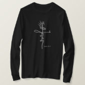 KING JESUS Christelijk Dames Lange Mouw T-shirt (Design voorkant)