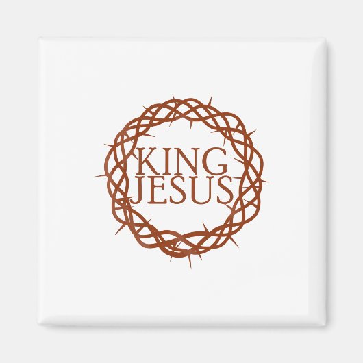 King Jesus Magneet (Voorkant)