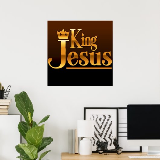 King Jesus Poster (Thuiskantoor)