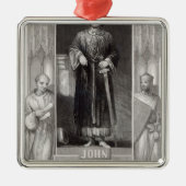 King John Metalen Ornament (Voorkant)