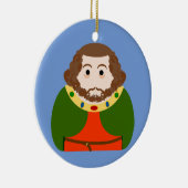 King John of England Keramisch Ornament (Rechts)