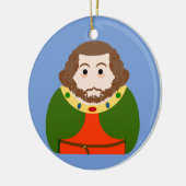 King John of England Keramisch Ornament (Links)