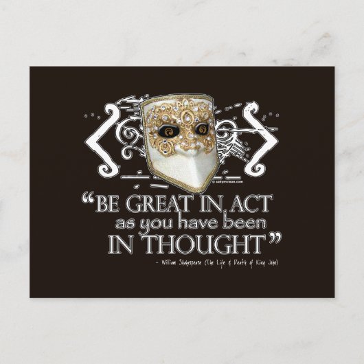 King John Quote Briefkaart (Voorkant)