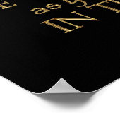 King John Quote (Gold Edition) Poster (Hoek)