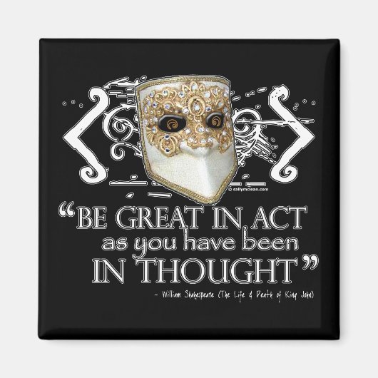 King John Quote Magneet (Voorkant)