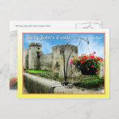 King John's Castle, Limerick, Ierland Briefkaart (Voorkant / Achterkant)