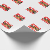 King Jungle – Wild Tijger Power Design Cadeaupapier (Hoek)