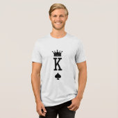 King Kaart SVG Kaart Play T-shirt (Voorkant volledig)