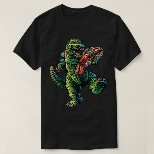 King Kaiju Sushi T-shirt (Design voorkant)
