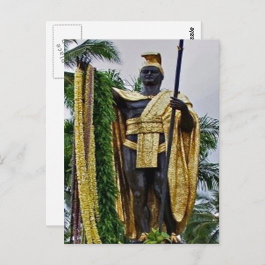 King Kamehameha Briefkaart (Voorkant / Achterkant)