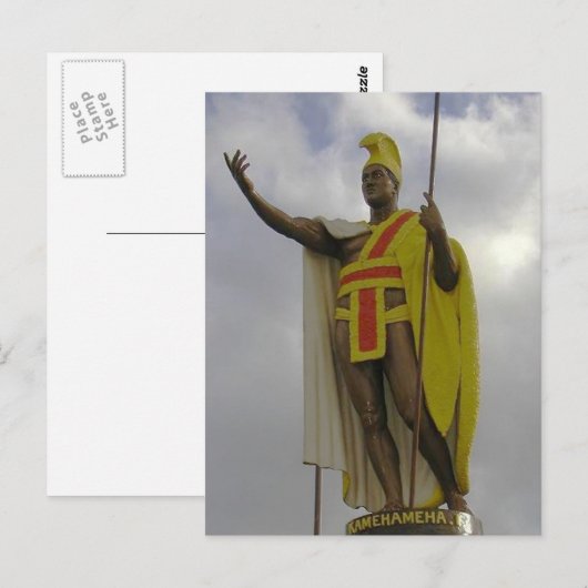 King Kamehameha Briefkaart (Voorkant / Achterkant)