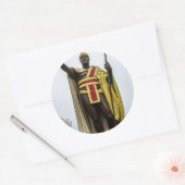 King Kamehameha Ronde Sticker (Envelop)