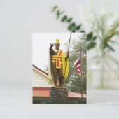 King Kamehameha Statue - Briefkaart (Staand voorkant)