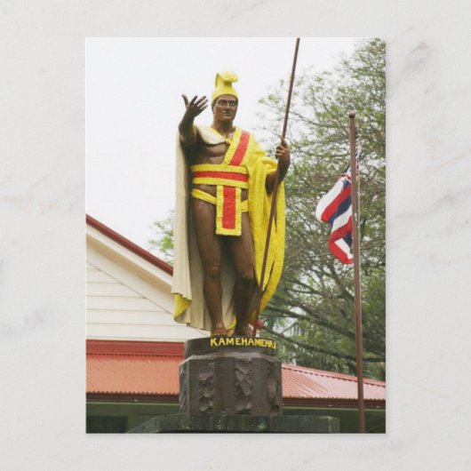 King Kamehameha Statue - Briefkaart (Voorkant)