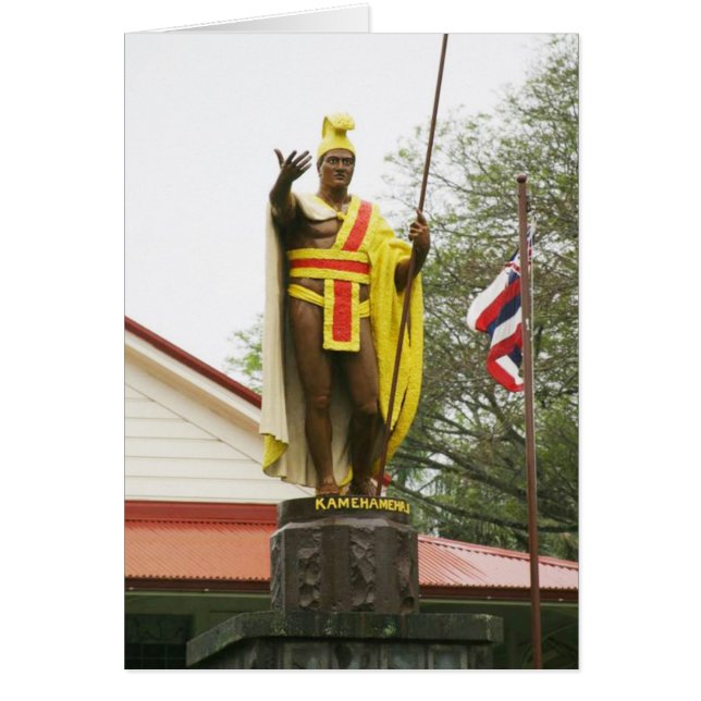 King Kamehameha Statue - Card (Voorkant)