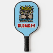 "King Kat" BuddaKats Pickleball Paddle (Voorkant)