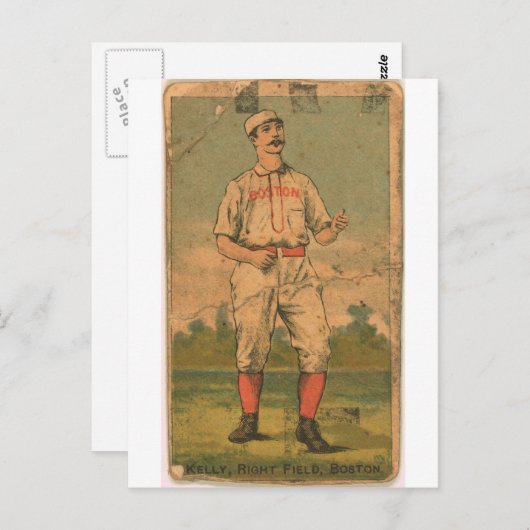 King Kelly, Boston Beaneaters Briefkaart (Voorkant / Achterkant)