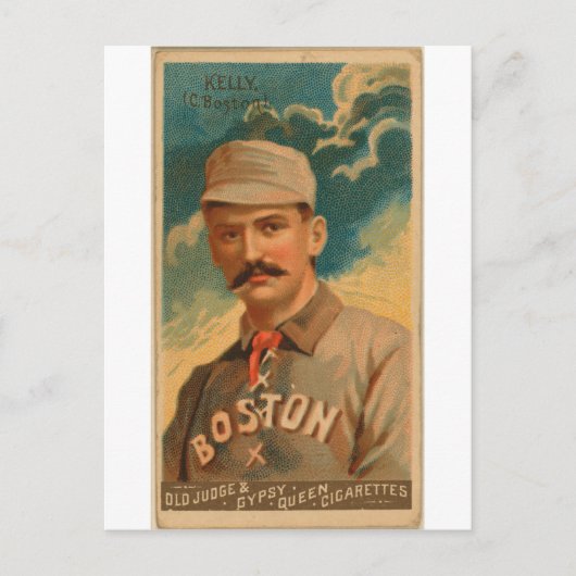 King Kelly, Boston Beaneaters Briefkaart (Voorkant)