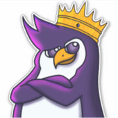 King Kenguin Sticker (Voorkant)