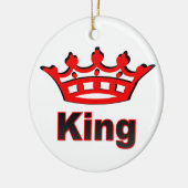 king keramisch ornament (Links)