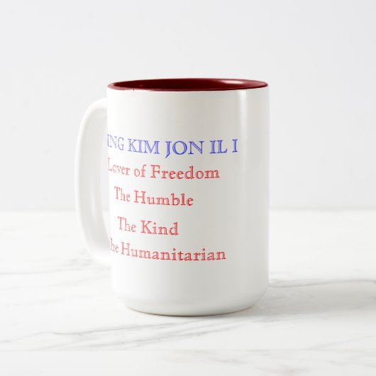 King Kim Jong Il* Mok (Voorkant links)