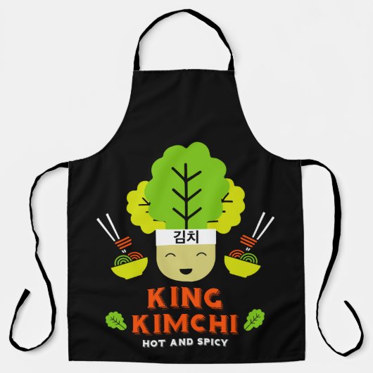 King Kimchi heet en pittig Schort (Voorkant)