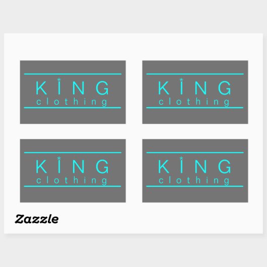 KIng kleding stickers (Vel)
