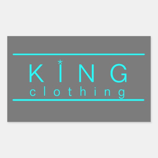KIng kleding stickers (Voorkant)
