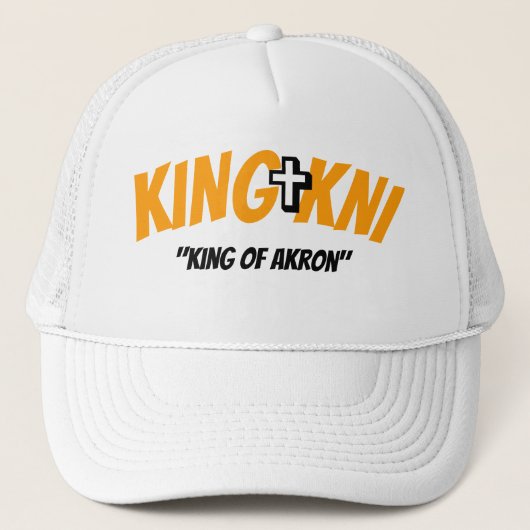 King Kni "King of Akron" Trucker Hat Pet (Voorkant)