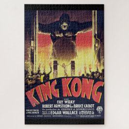 King Kong Uitdagende Puzzel in Vintage Stijl