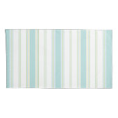 King Kussensloop Pair in St Ives Stripe zee (Achterkant-Rechts)